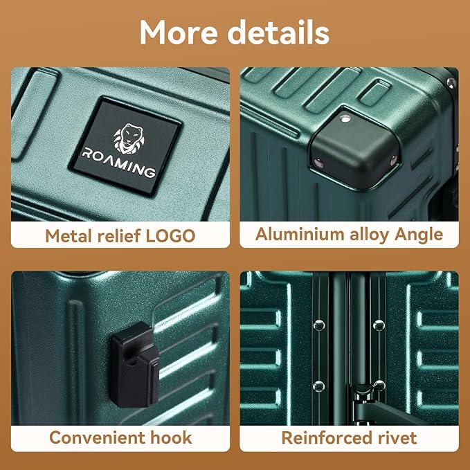ROAMING Zipperless Luggage 28 Inch - Image 6