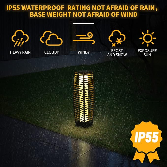 Solar Floor Lamp, Outdoor Floor Lamp, Solar Lanterns Outdoor Waterproof - Image 2
