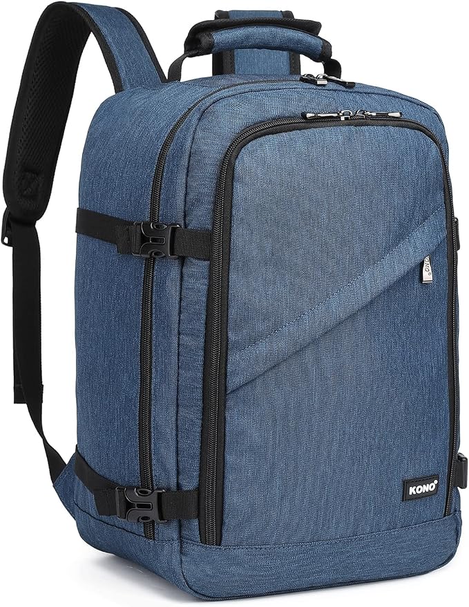 Kono Carry on Backpack, Waterproof Lightweight Daypack by Kono