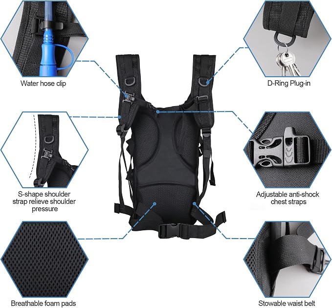 Tactical Hydration Backpack 2L Water Bladder - Image 4