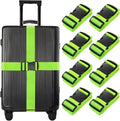 BILIONE 8 Pcs Luggage Straps, TSA Approved Add a Bag Premium Accessory by BILIONE