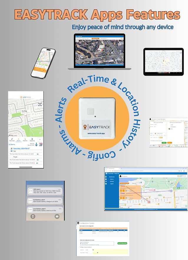 EASYTRACK GPS, Real Time Tracking, Location History, SOS Alerts, Motion - Image 6
