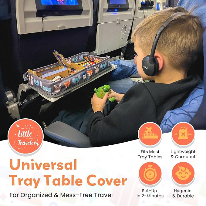 Airplane Tray Table Cover – Universal Fit & Easy Setup – Airplane Tray Cover - Image 2