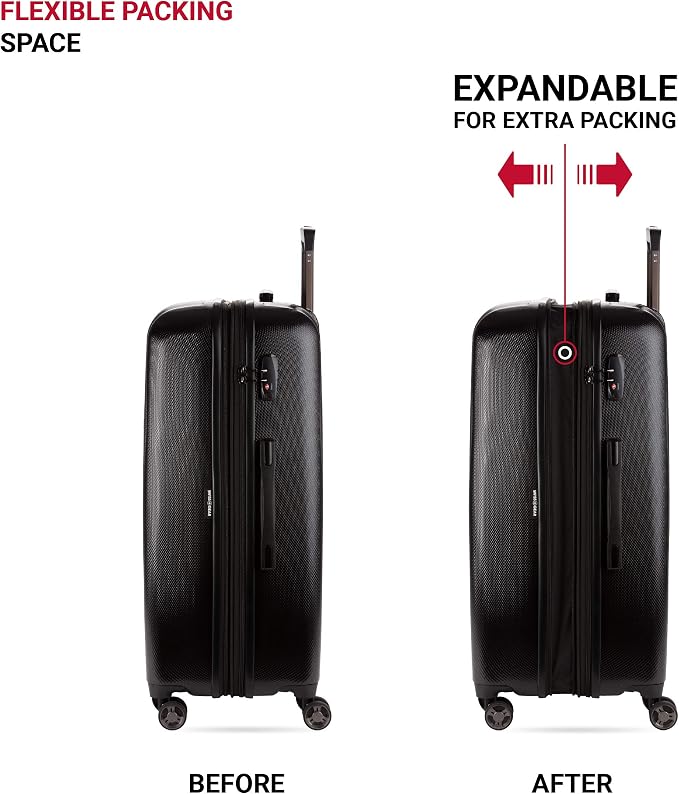 SwissGear 7272 Energie Expandable Hardside Trunk Luggage - Image 5