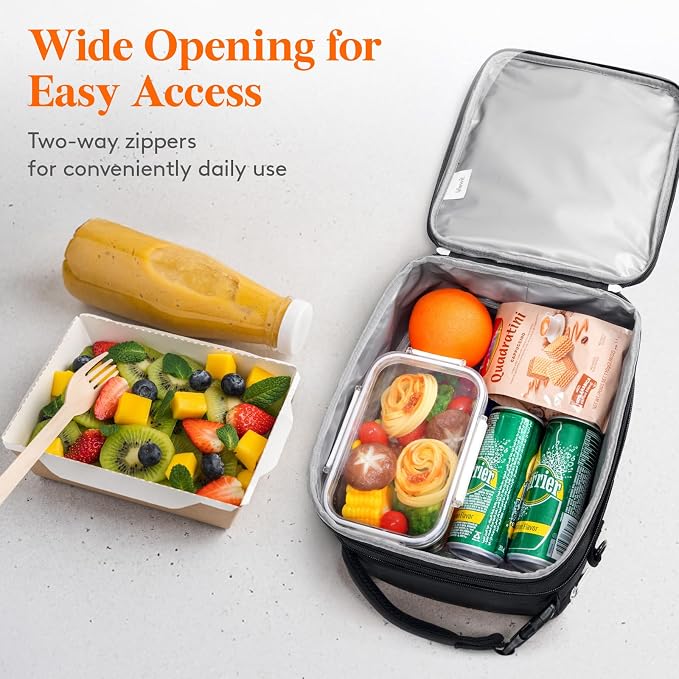 Lifewit Insulated Lunch Box for Men, Expandable Cooler Bag, Freezable Lunch Bag - Image 7