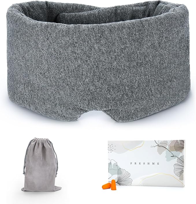 FRESHME Cotton Eye Mask for Sleeping in Gift Box by FRESHME