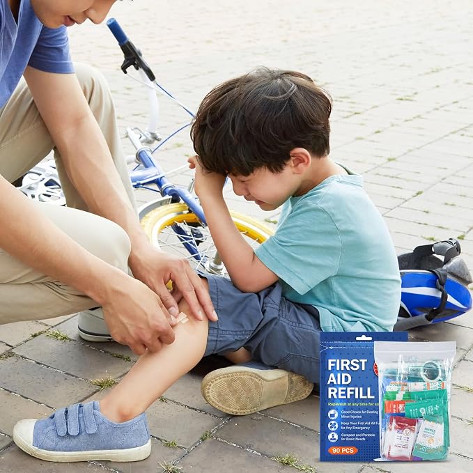 90 Pieces First Aid Refill Kit - Image 7