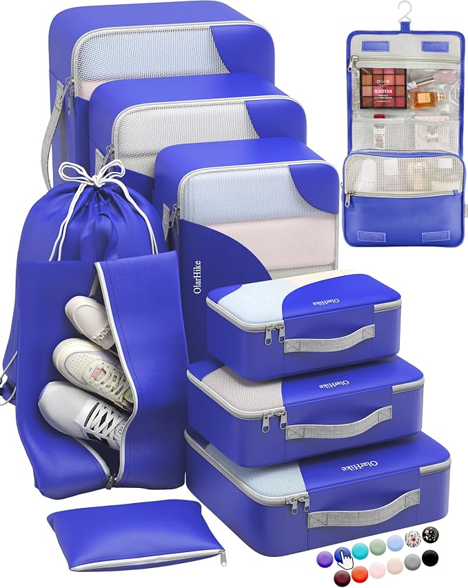 ALL INCLUDED 10 Set Durable Packing Cubes by OlarHike
