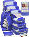 ALL INCLUDED 10 Set Durable Packing Cubes by OlarHike