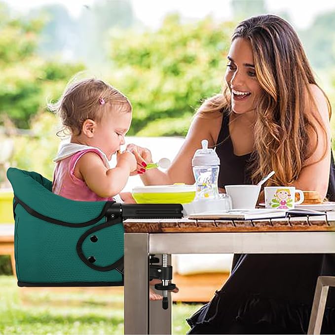 Hook On Chair with Removable Dining Tray, Portable Table High Chair, Folding - Image 8