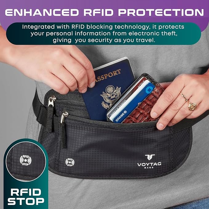 Travel Money Belt & Passport Holder - Image 3