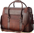 Wine Enthusiast 6-Bottle Leather Wine Tote Bag | Handcrafted Leather Wine by WineEnthusiast