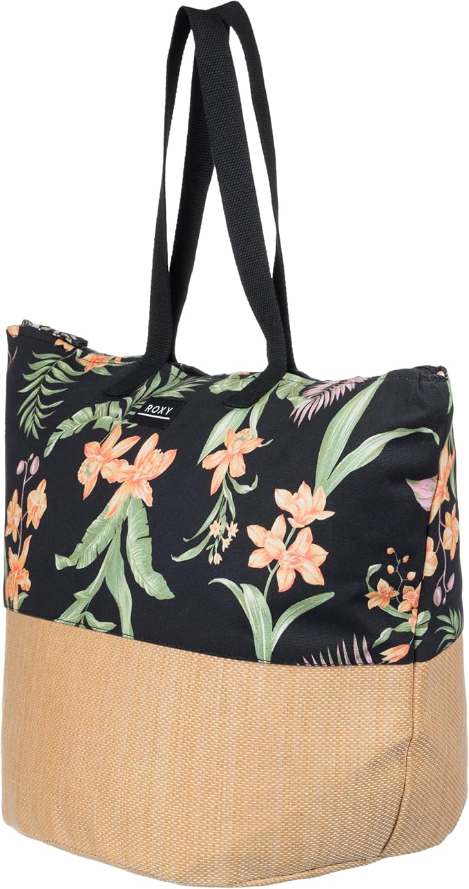 Roxy Women's Beach Tote Bag | Travel | Vacation | Straw | Lightweight | - Image 4