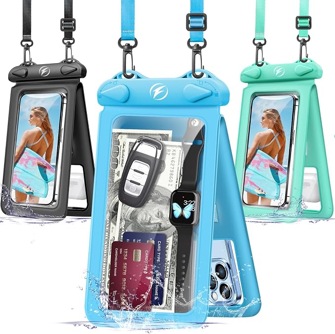 Waterproof Phone Pouch Double Space Waterproof Phone Case by FONKEN