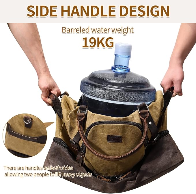 Nerlion Weekender Bag with Shoe Compartment Large Overnight Bag - Image 8