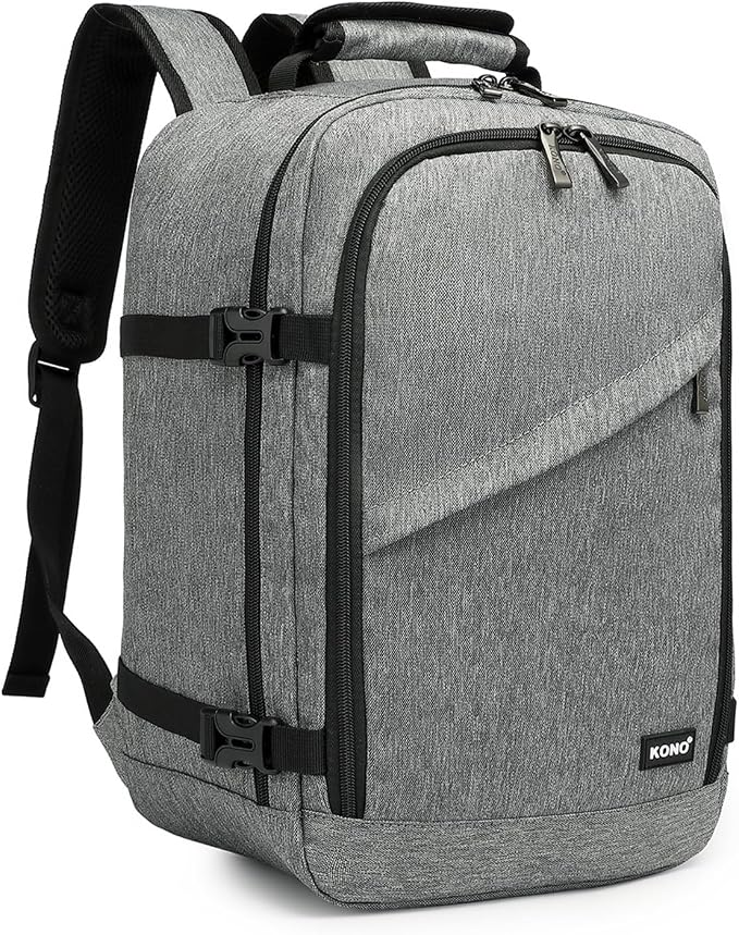 Kono Carry on Backpack, Waterproof Lightweight Daypack by Kono