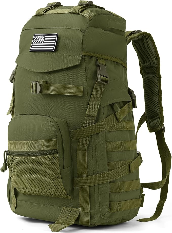50L Tactical Backpack for Men and Women, Water-Resistant Molle Rucksack by AUMENTAR