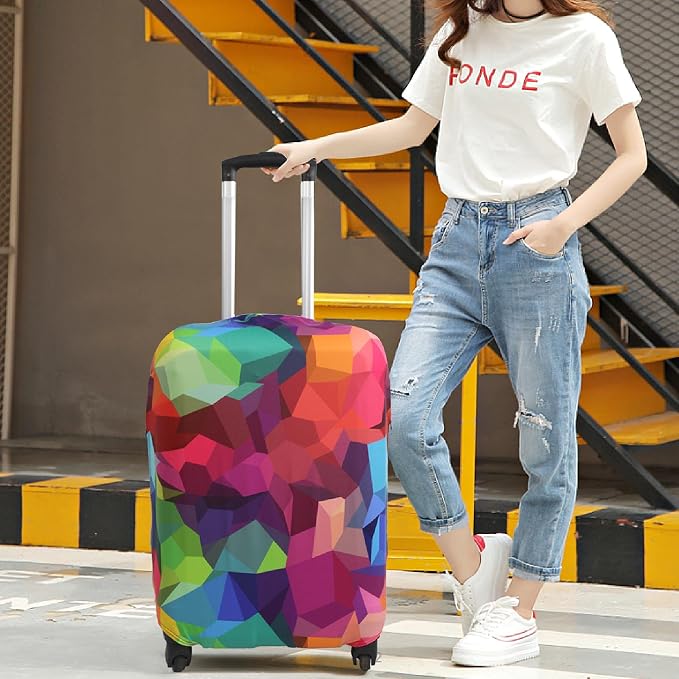 Explore Land Travel Luggage Cover Suitcase Protector Fits 18-22 Inch Case - Image 6