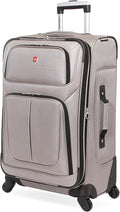 SwissGear Sion Softside Expandable Luggage, Checked-Medium 25-Inch by SwissGear