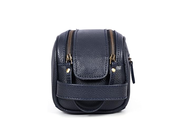 10" Premium Leather Toiletry Travel Pouch - Image 8