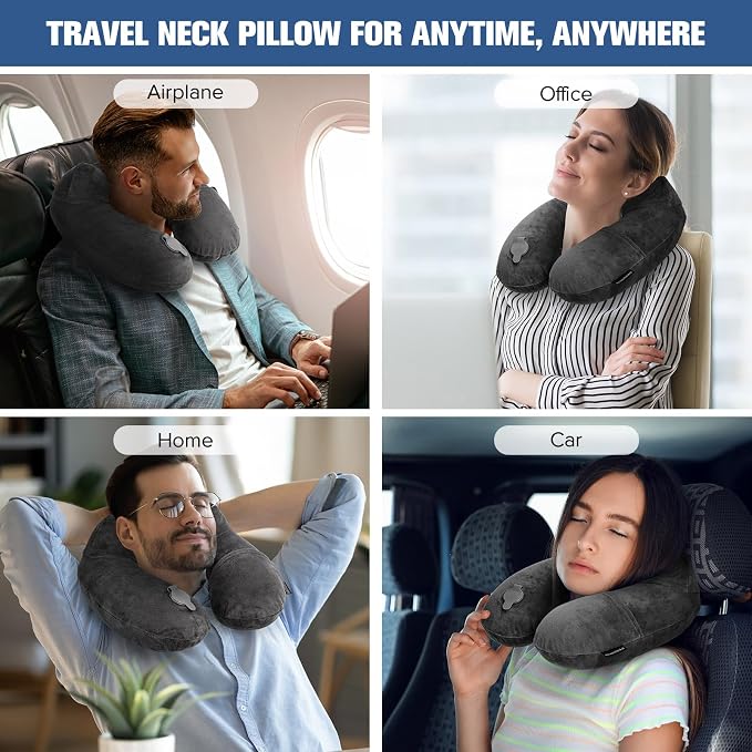 Rewondah Inflatable Travel Pillow - Image 4