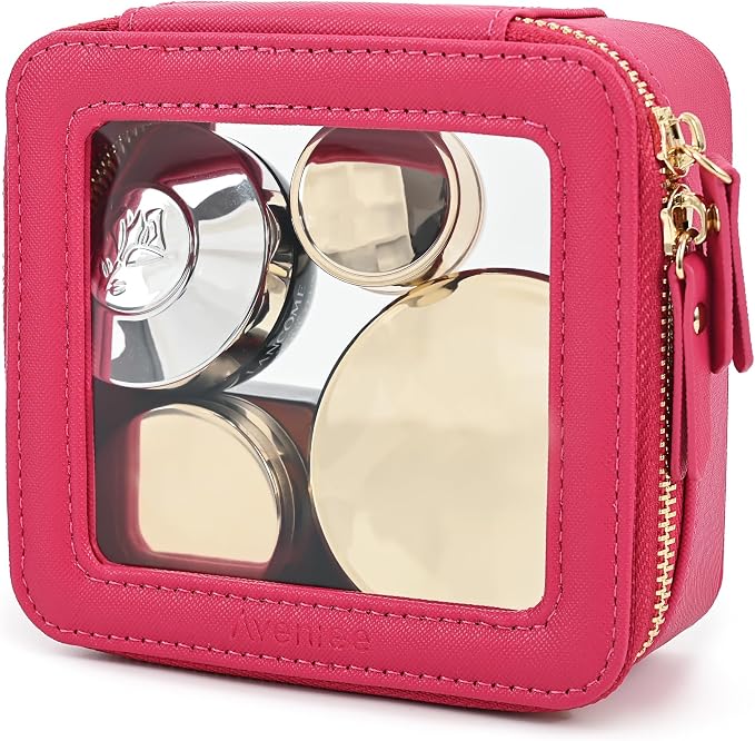 Aveniee Mini Clear Makeup Bag, Small Cosmetic Bags Travel Toiletry Pouch - Image 6
