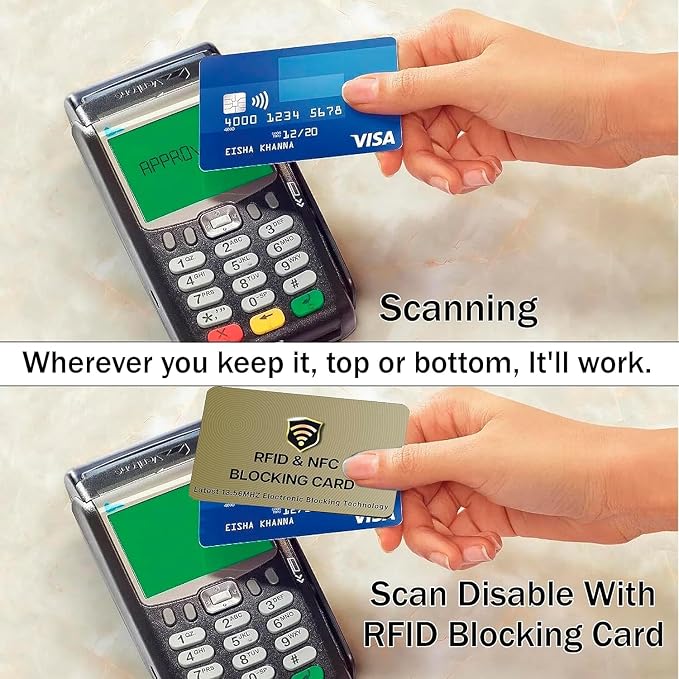 SaiTech IT 20 Pack RFID Cards One Card Protects Entire Wallet Purse - Image 6