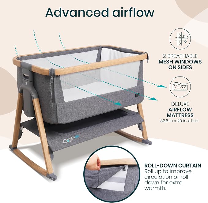 CoZee® Air Baby Bassinet & Bedside Sleeper - Image 5