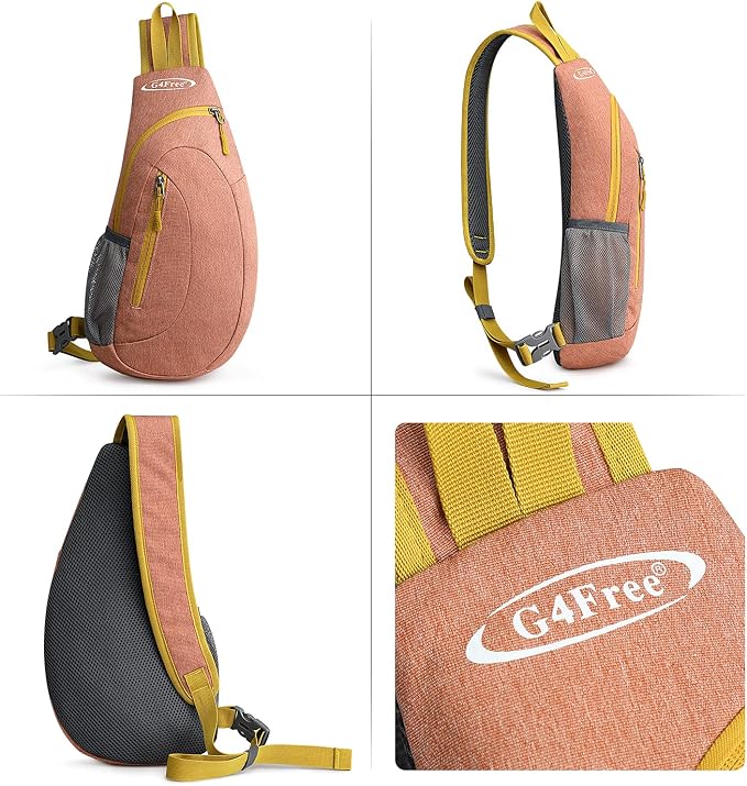 G4Free Sling Bag for Men Women, Small Crossbody Backpack Lightweight Chest - Image 7