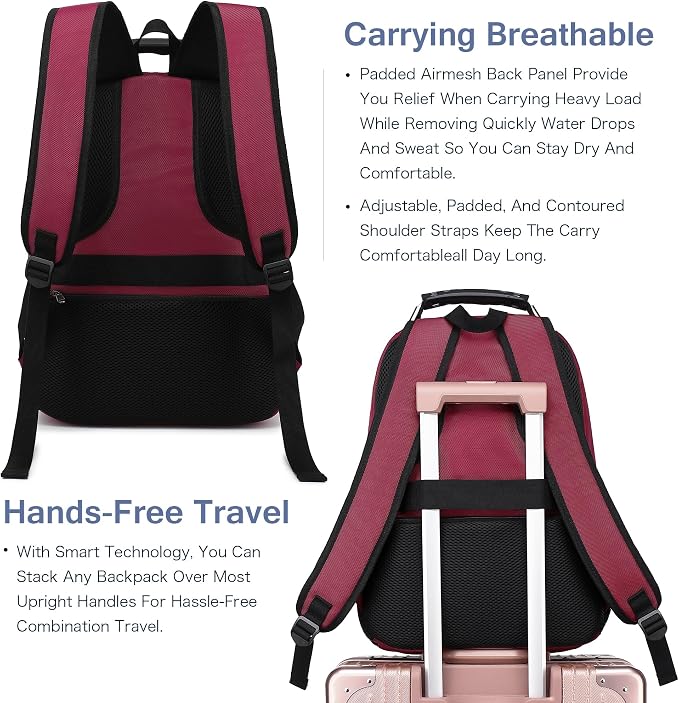 Boavan Laptop Backpack for men, 15.6 inch Laptop Bag - Image 3