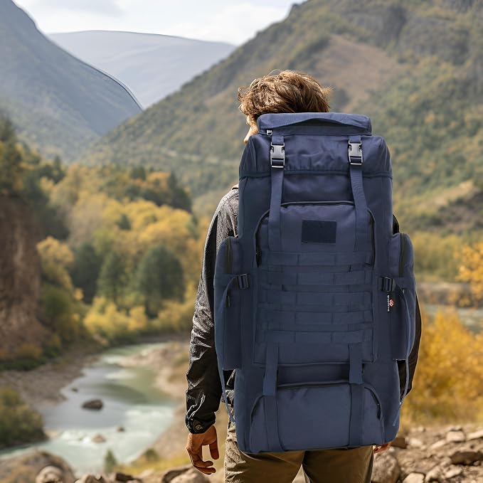 Hiking Backpack for Men 70L/100L Camping Backpack Military Rucksack Molle 3 - Image 7