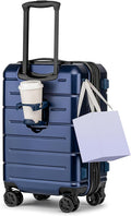 KYME Hardside Expandable Carry On Luggage 22x14x9 Airline Approved 20 Inch by KYME