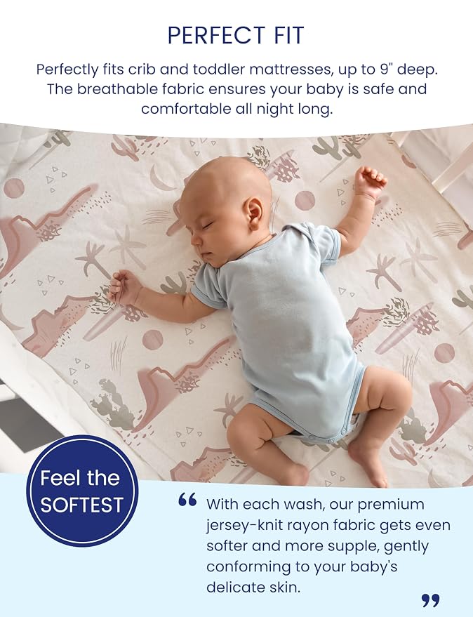 TotAha Cactus Crib Sheets - Image 3