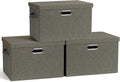 Large 17" 36 Quart Collapsible Stackable Storage Bins by GraciadecoStorage