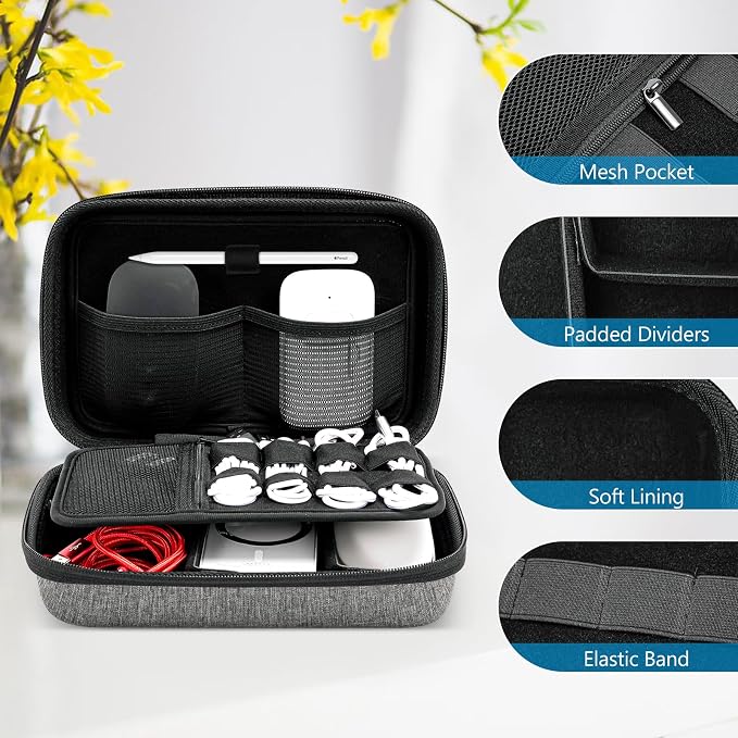 ProCase Hard Travel Electronic Organizer Case - Image 3
