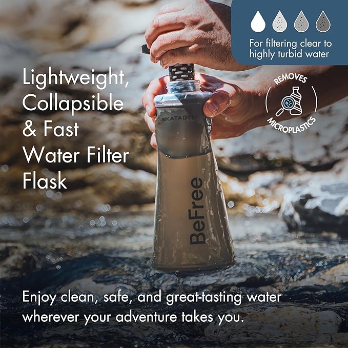 Katadyn BeFree 1.0L Ultralight Collapsible Water Filter Bottle - Image 4