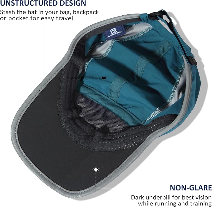 GADIEMKENSD Reflective Folding Outdoor Hat Unstructured Design UPF 50+ Sun - Image 4