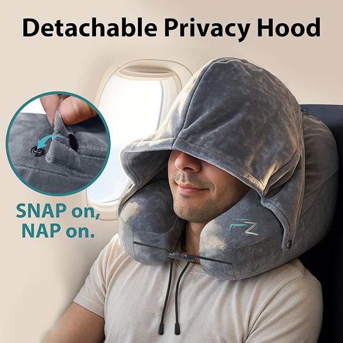 Air Inflatable Neck Pillow for Traveling on Plane - Image 5