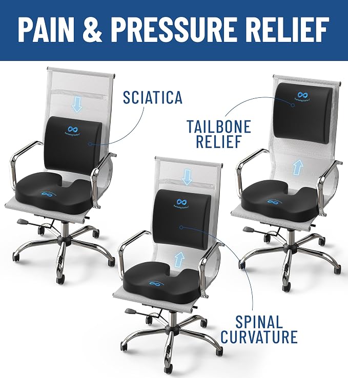 Everlasting Comfort Doctor Recommended Memory Foam Seat Cushion - Image 4
