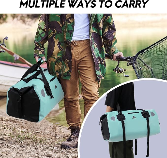 Haimont Waterproof Duffel Bag Roll-top Dry Duffel Bag - Image 7