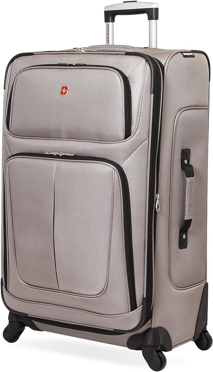 SwissGear Sion Softside Expandable Luggage, Checked-Large 29-Inch by SwissGear