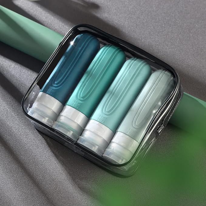 Travel Bottles for Toiletries, Tsa Approved 3oz Travel Size Containers BPA Free - Image 7