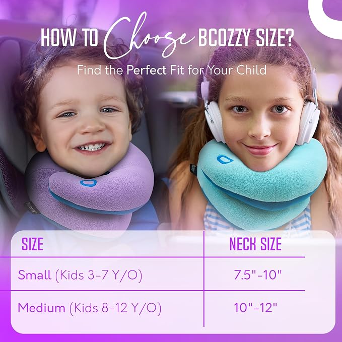 BCOZZY Kids Travel Neck Pillow – Patented Soft Child Pillow - Image 5