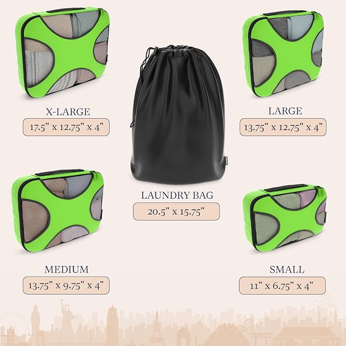 Shacke Premium 5 Packing Cubes Set - Image 4