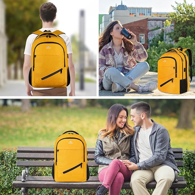 MATEIN 17 Inch Travel Backpack, Water Resistant Commute Work Carryon Bag - Image 8