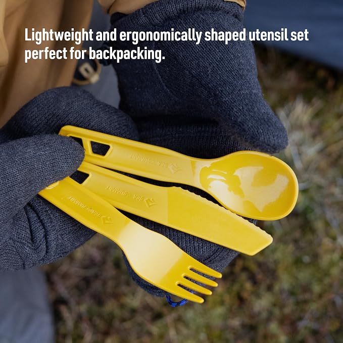 Sea to Summit Passage Camp Cutlery Set, Spoon and Knife, Aqua Sea Blue - Image 2