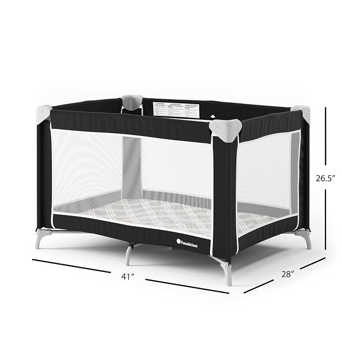 Foundations Sleep 'N Store Baby Pack and Play Yard - Image 6