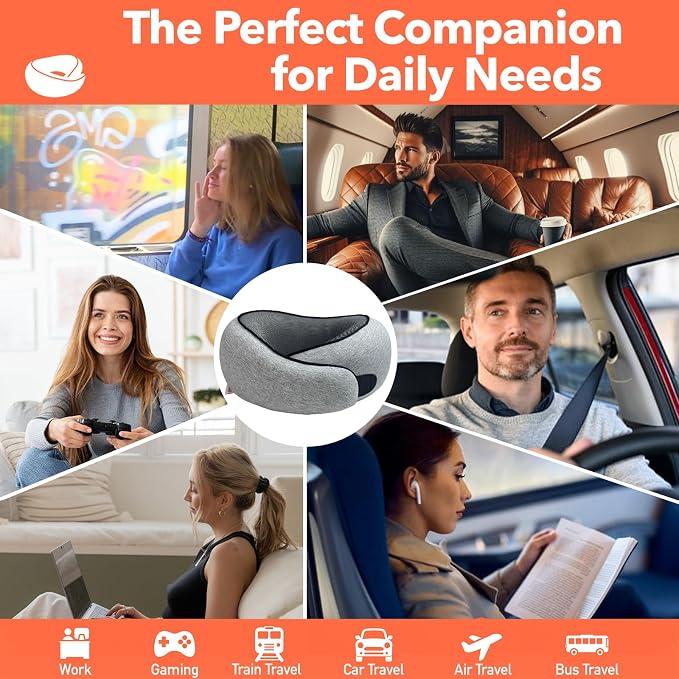 Travel Pillow | High-Density Memory Foam Pillow - Image 6