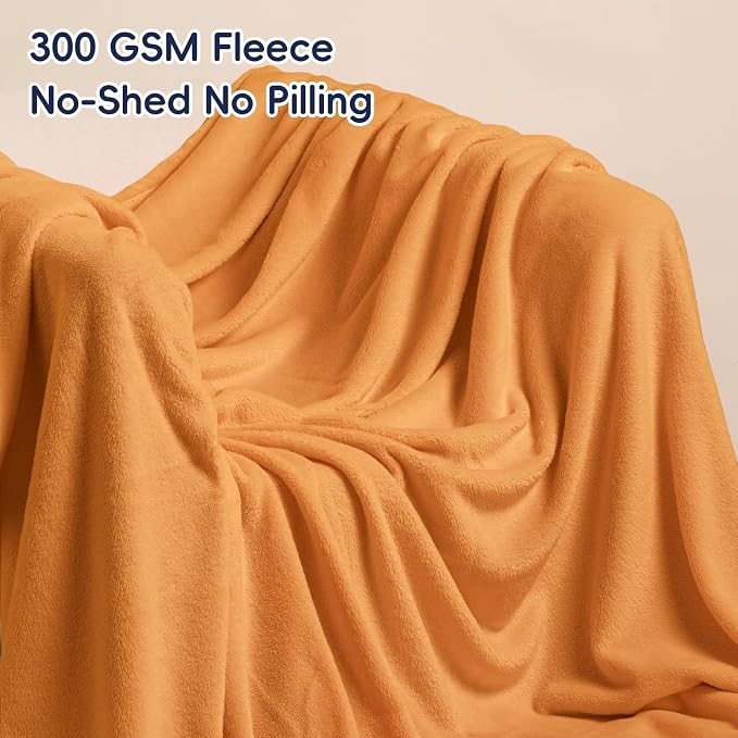 PHF Ultra Soft Fleece Blanket King Size, No Shed No Pilling Luxury Plush Cozy - Image 3