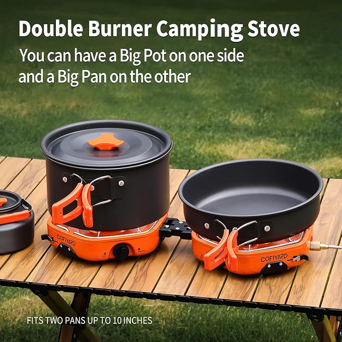 Propane 2 Burner Camping Stove - Image 2